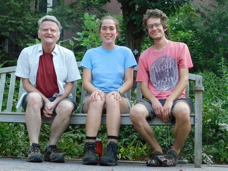 Robert
                      McMaster, Emily Hitchcock, and Sawyer Hitchcock