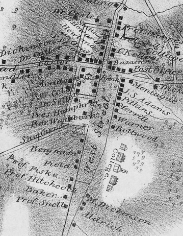Amherst map
