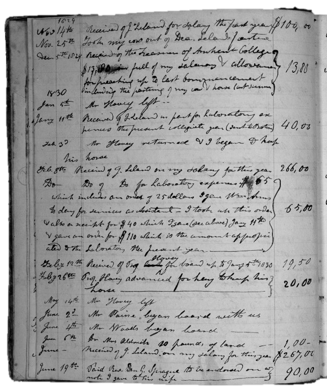 Hitchcock Account Book