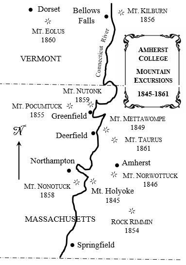 Mountain excursions map